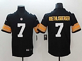 Nike Steelers 7 Ben Roethlisberger Black Alternate Vapor Untouchable Limited Jersey,baseball caps,new era cap wholesale,wholesale hats